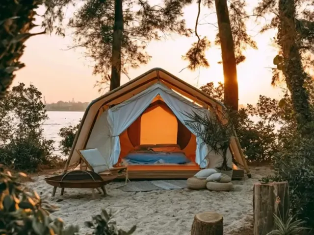 Beach Glamping: Tent Setup for Soft Sand & Sea Breezes